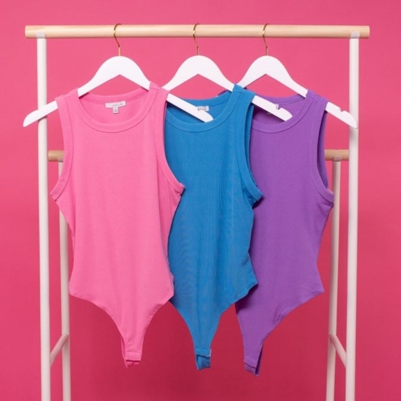 Blashe Women's Blue Tank Top Body Suit Size Medium NWT - Picture 10 of 10